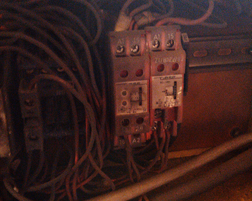 德國凱撒11kw空壓機配電箱修複